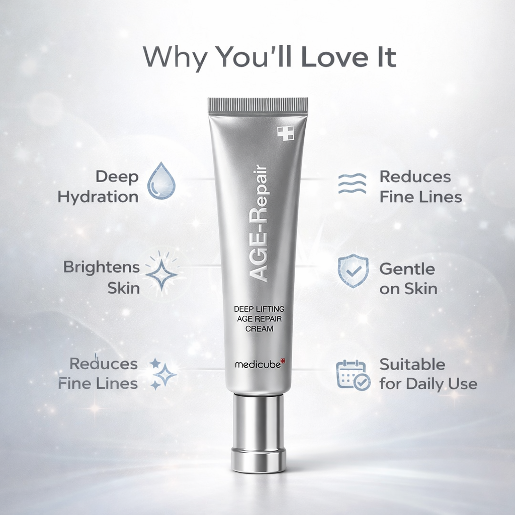 Medicube AGE-R Repair Deep Lifting Age Repair Cream 30ml anti-aging face cream for firming and wrinkle reduction