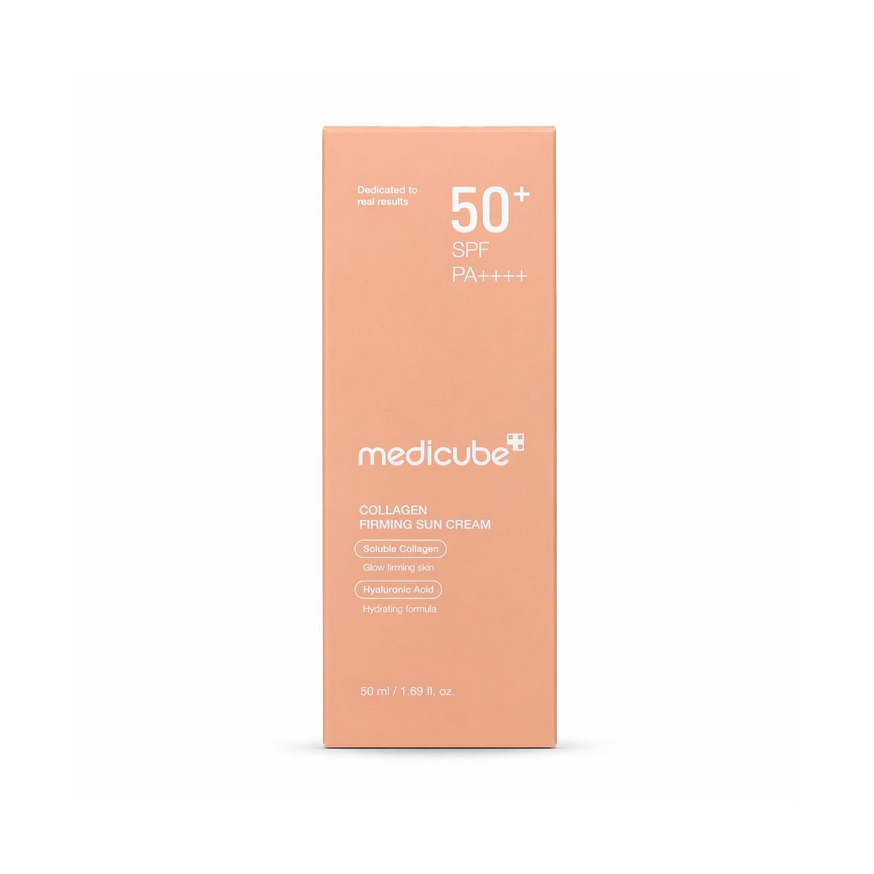 Medicube Collagen Firming Sun Cream SPF50+ PA++++ 50ml sunscreen tube for face with hydrating and firming benefits