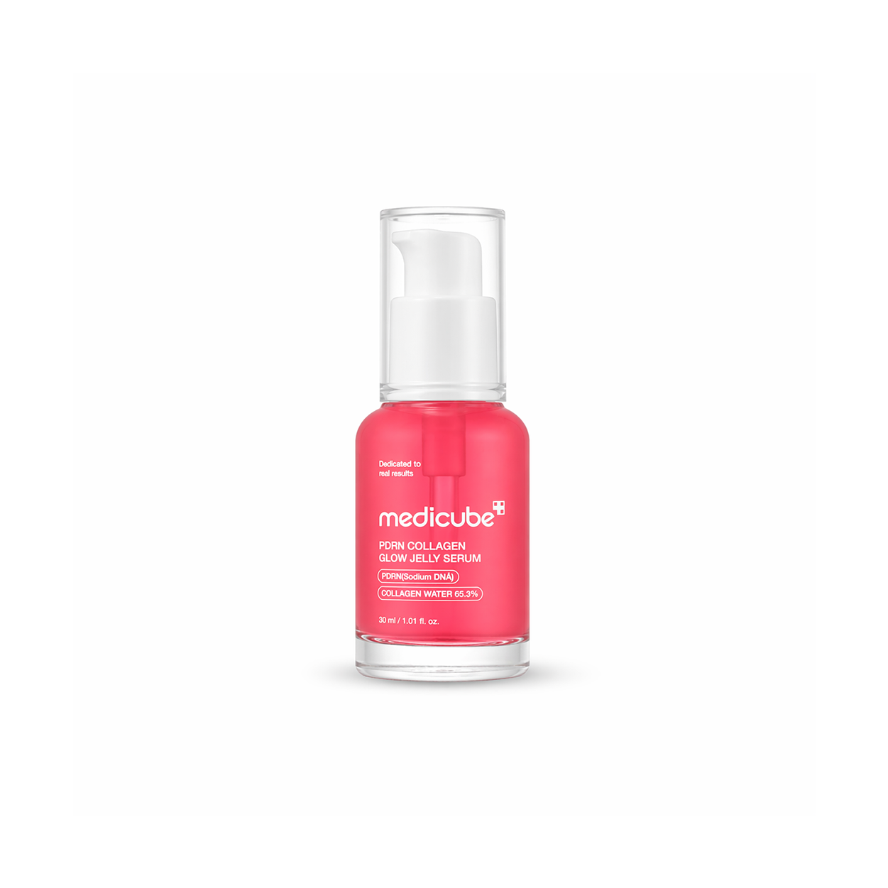 Medicube PDRN Collagen Glow Jelly Serum 30ml face serum bottle for hydration and skin repair with collagen and PDRN formula
