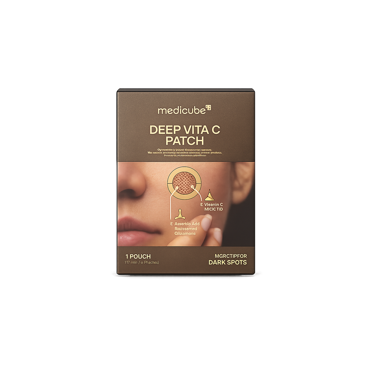 Medicube Deep Vita C Patch dark spot treatment micro tip patches 17mm 6 patches for pigmentation and skin brightening
