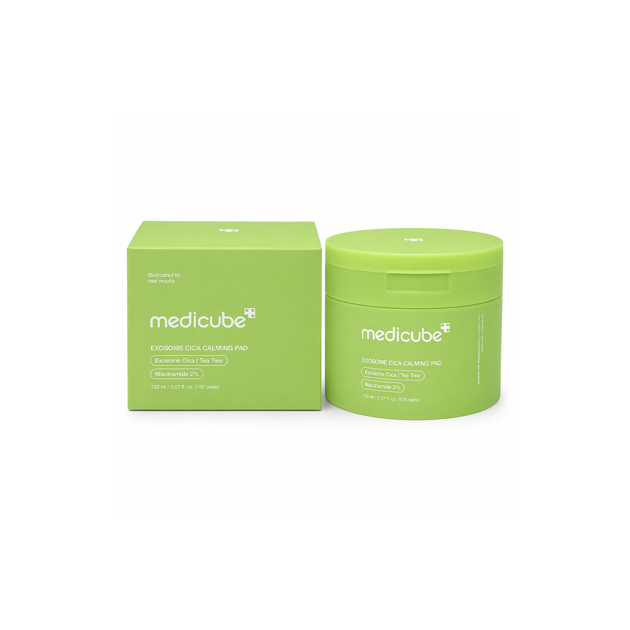 Medicube Exosome Cica Calming Pad toner pads 150ml for soothing acne-prone skin and reducing redness