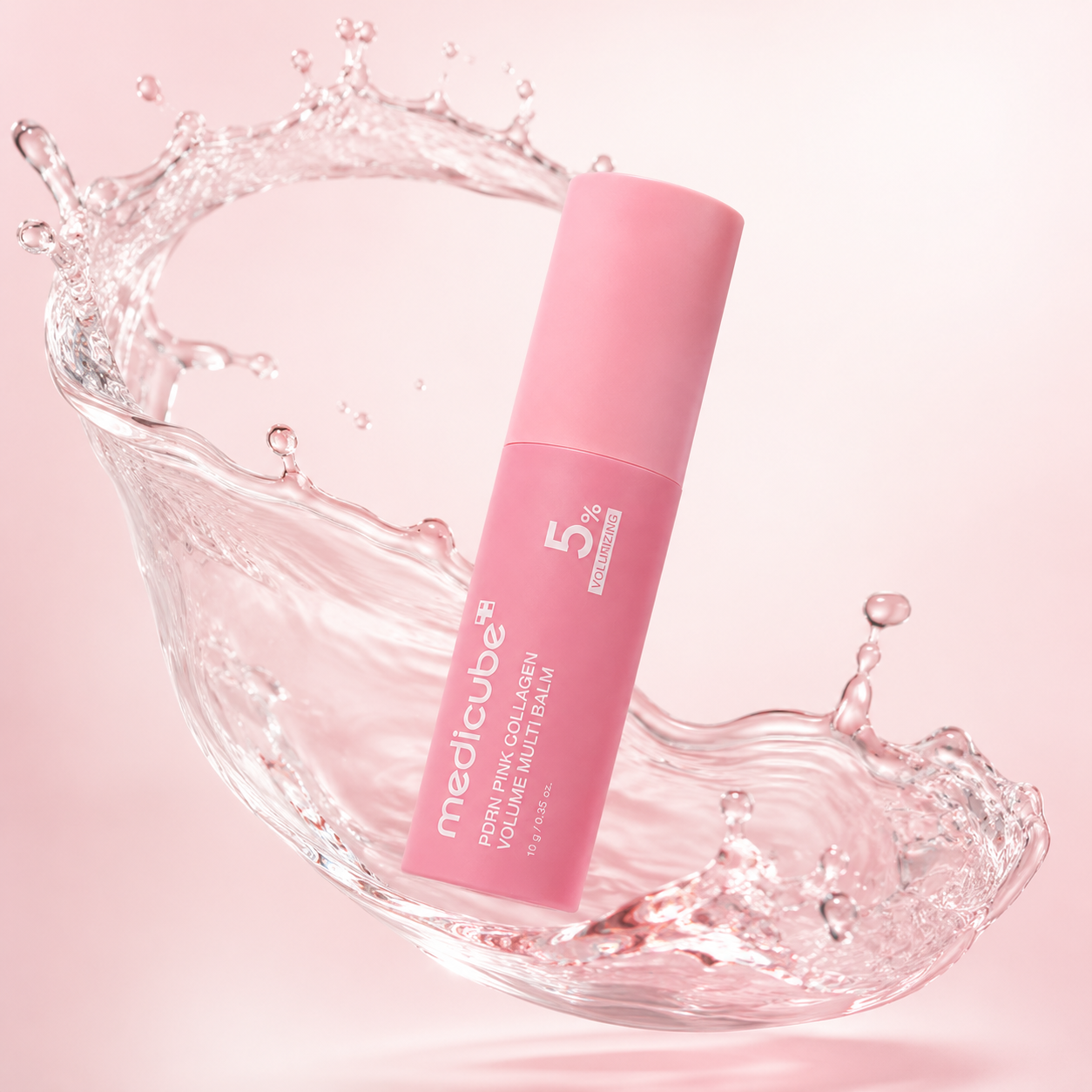 Medicube PDRN Pink Collagen Volume Multi Balm 10g hydrating multi balm stick for dry, dull, and dehydrated skin