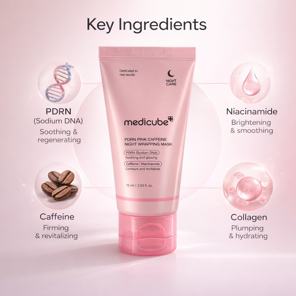 Medicube PDRN Pink Night Mask 75ml | Buy Online UAE