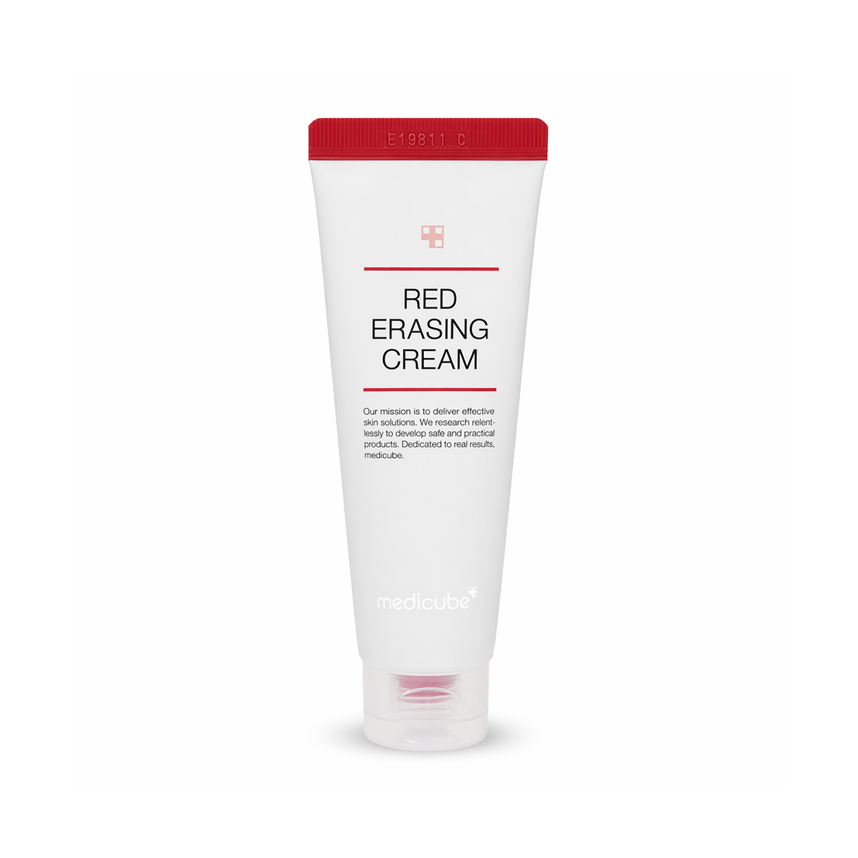 Medicube Red Erasing Cream 2.0 acne redness relief face cream tube, soothing moisturizer for sensitive and acne-prone skin