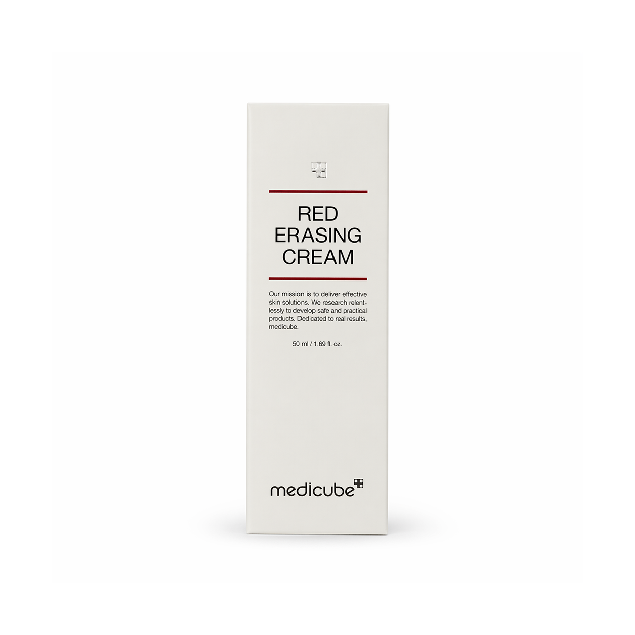 Medicube Red Erasing Cream 2.0 acne redness relief face cream tube, soothing moisturizer for sensitive and acne-prone skin