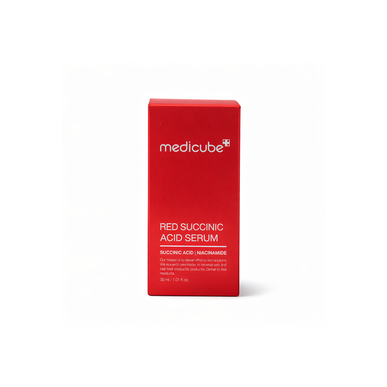 Medicube Red Succinic Acid Serum 30ml acne treatment serum for oily skin with niacinamide and pore control in red bottle