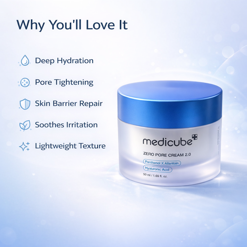 Medicube Zero Pore Cream 2.0 Hydrating Pore Care 50ml | Buy Online UAE