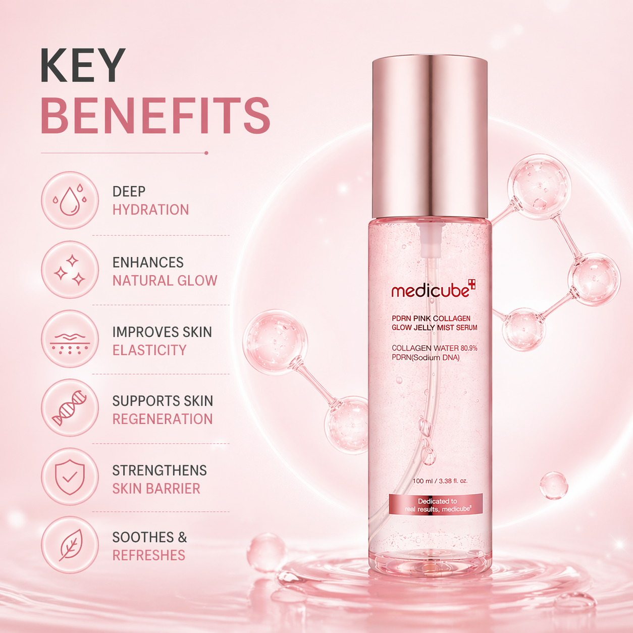 Medicube Collagen Glow Mist Serum 100ml | Buy Online UAE