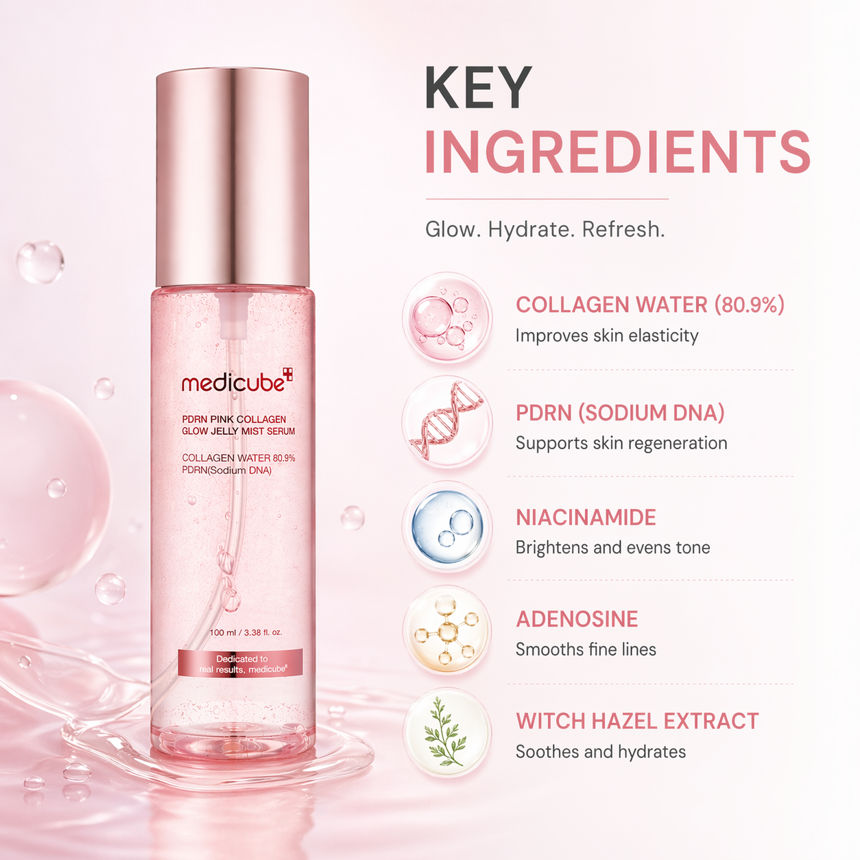 Medicube Collagen Glow Mist Serum 100ml | Buy Online UAE