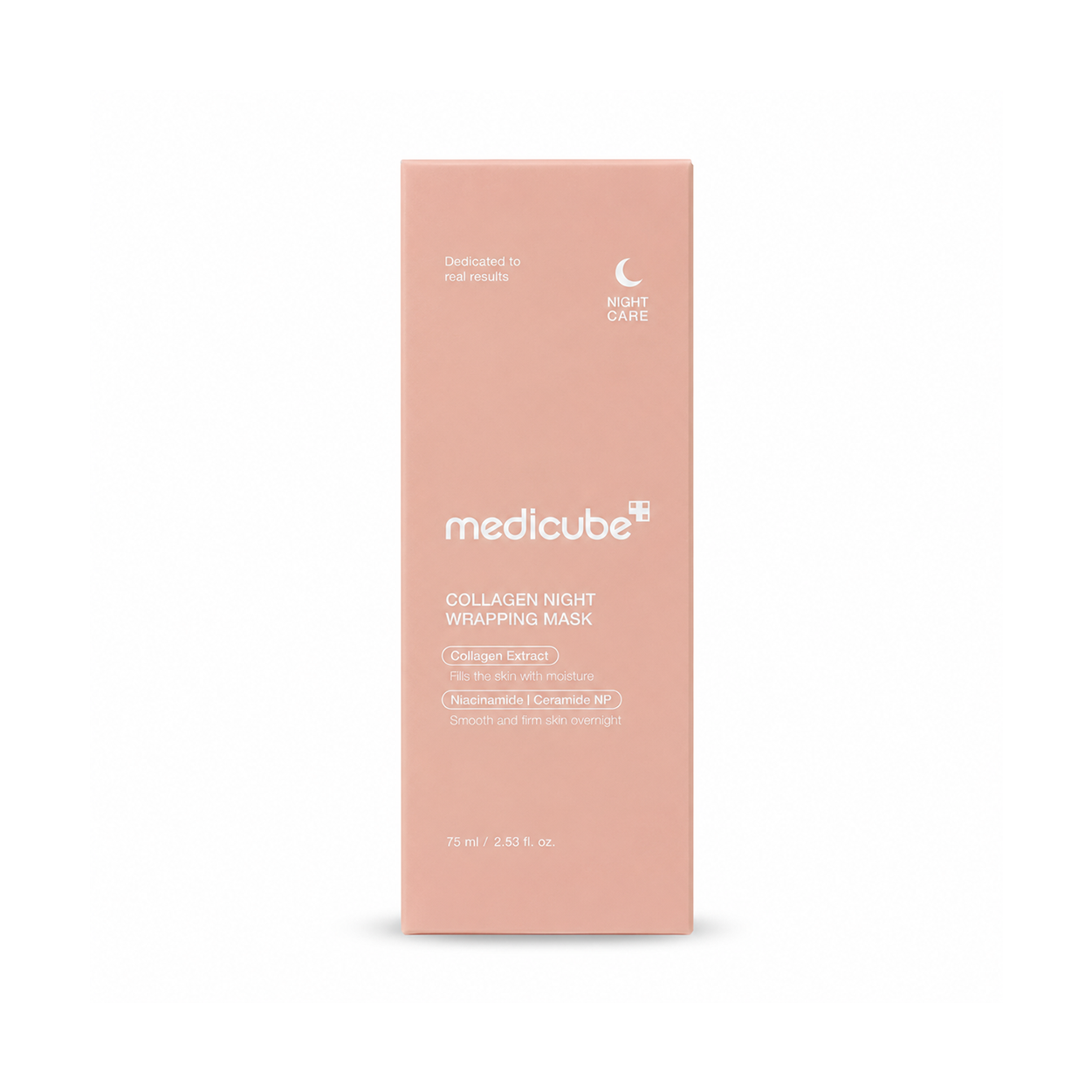 Medicube Collagen Night Wrapping Mask 75ml overnight sleeping mask with collagen for deep hydration, skin firming, and moisture barrier support.