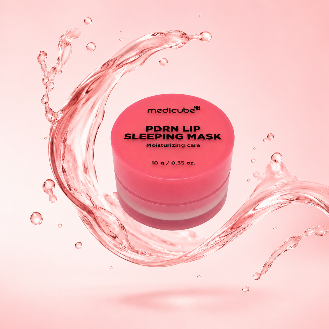 Medicube PDRN Lip Sleeping Mask 10g overnight lip treatment for dry flaky lips with deep hydration and moisture repair