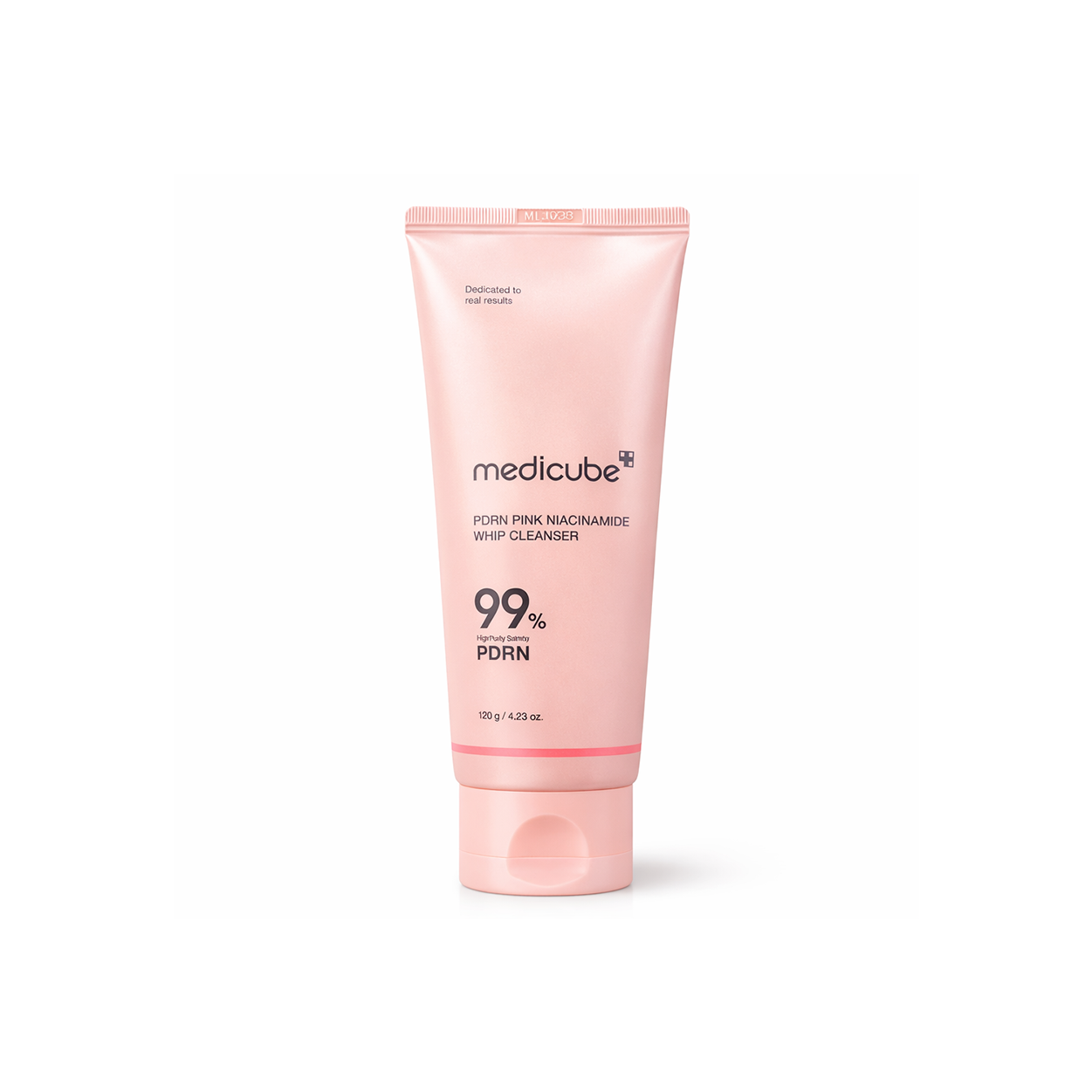 Medicube PDRN Pink Niacinamide Whip Cleanser 120g foaming face wash for brightening and deep pore cleansing