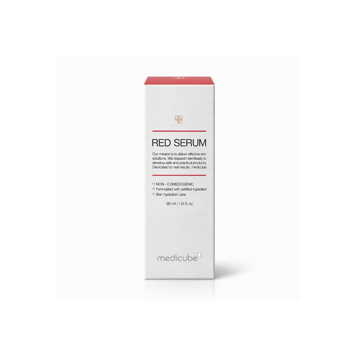 Medicube Red Serum 2.0 acne treatment serum bottle 50ml for oily and acne-prone skin helps reduce breakouts and tighten pores