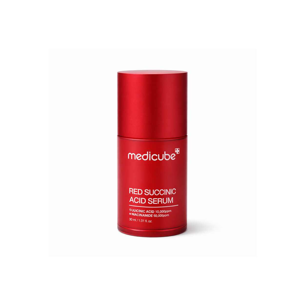 Medicube Red Succinic Acid Serum 30ml acne treatment serum for oily skin with niacinamide and pore control in red bottle