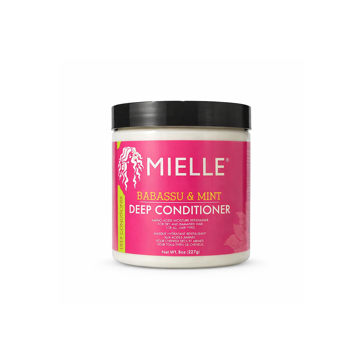 Mielle Babassu Mint Deep Conditioner 227g hair mask for deep hydration and repair of dry and damaged hair