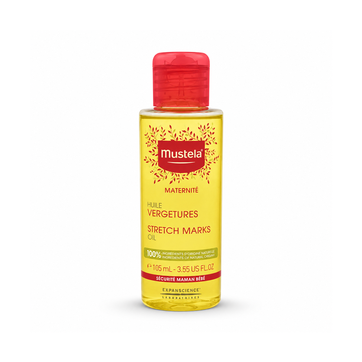 Mustela Maternité Stretch Marks Oil 105ml pregnancy body oil for improving skin elasticity and reducing stretch marks