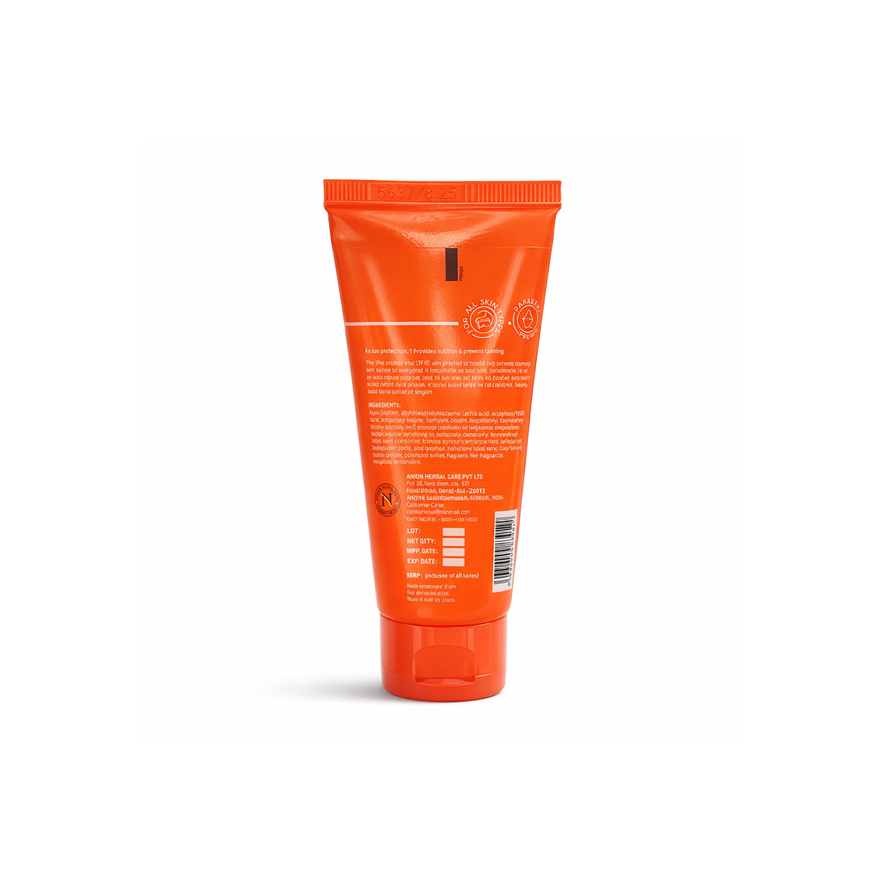 N+ Professional Sunscreen Matte Cream SPF 60 50ml tube for broad spectrum UV protection with lightweight matte finish