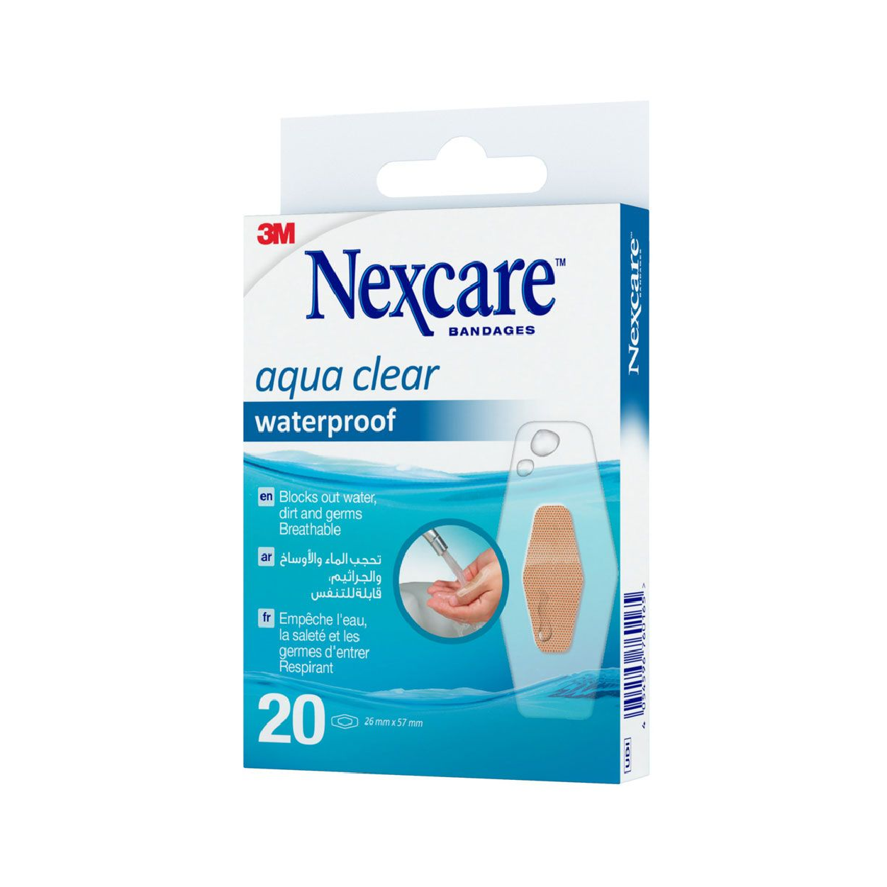 Nexcare W/Proof Stays On 20'S