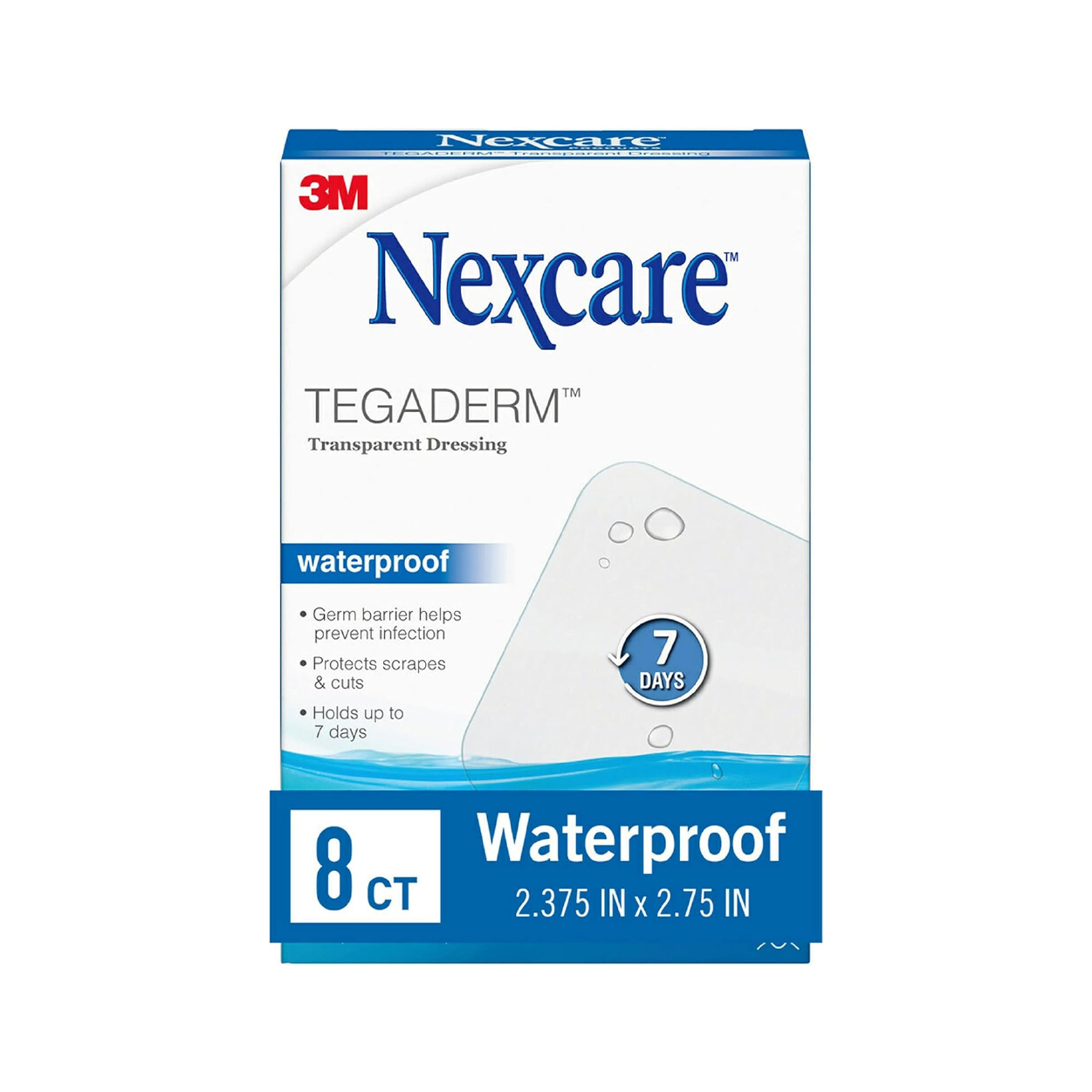 Nexcare Tegaderm W/P 8'S
