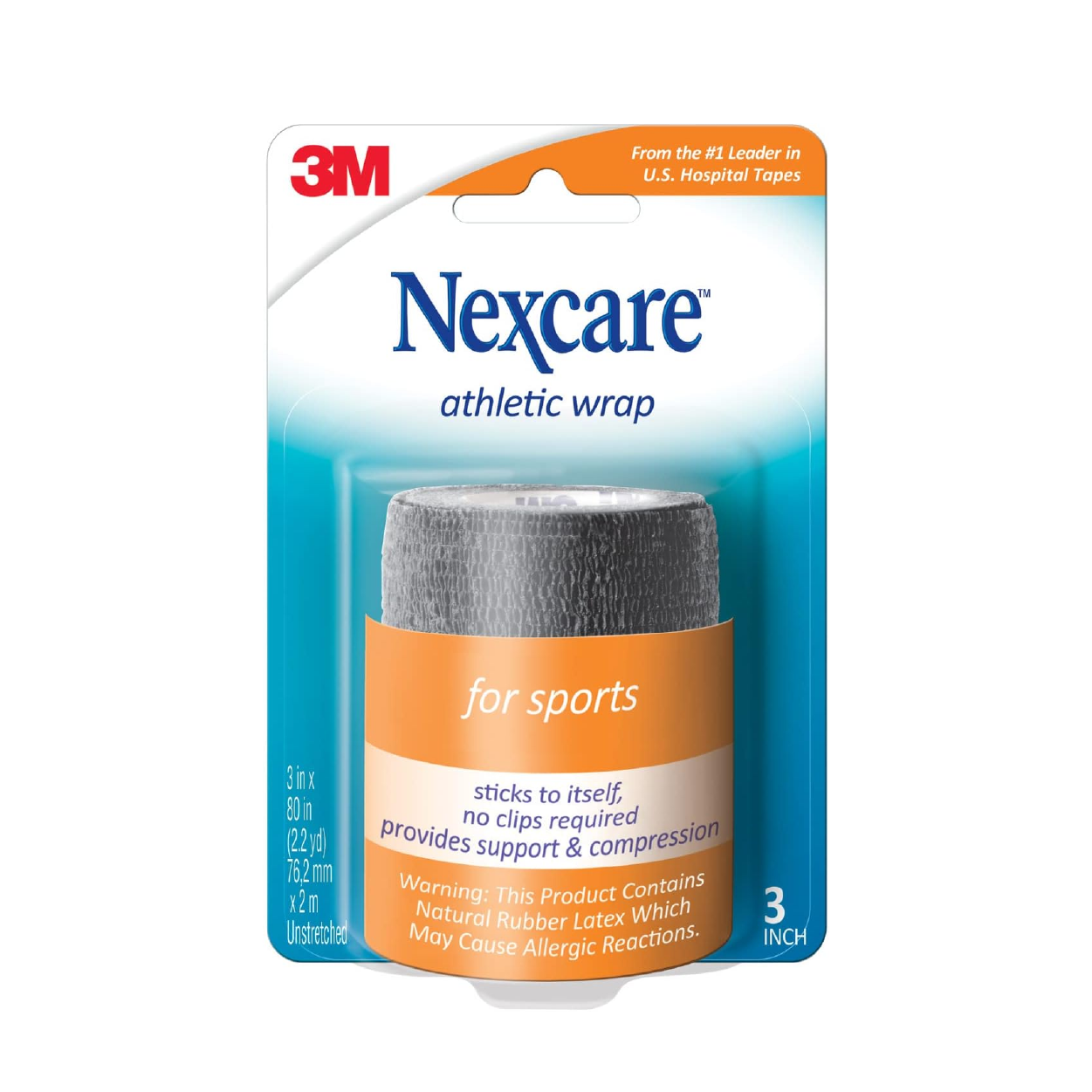 Nexcare Support Athlet Wrap Black