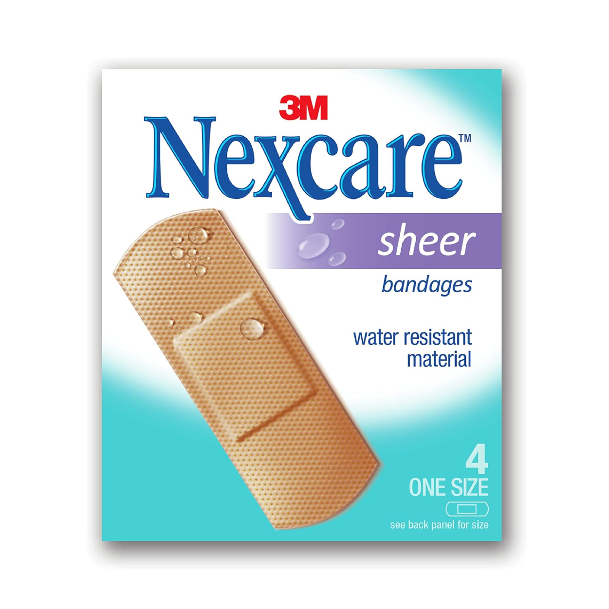 Nexcare Sheer Bandage 4'S