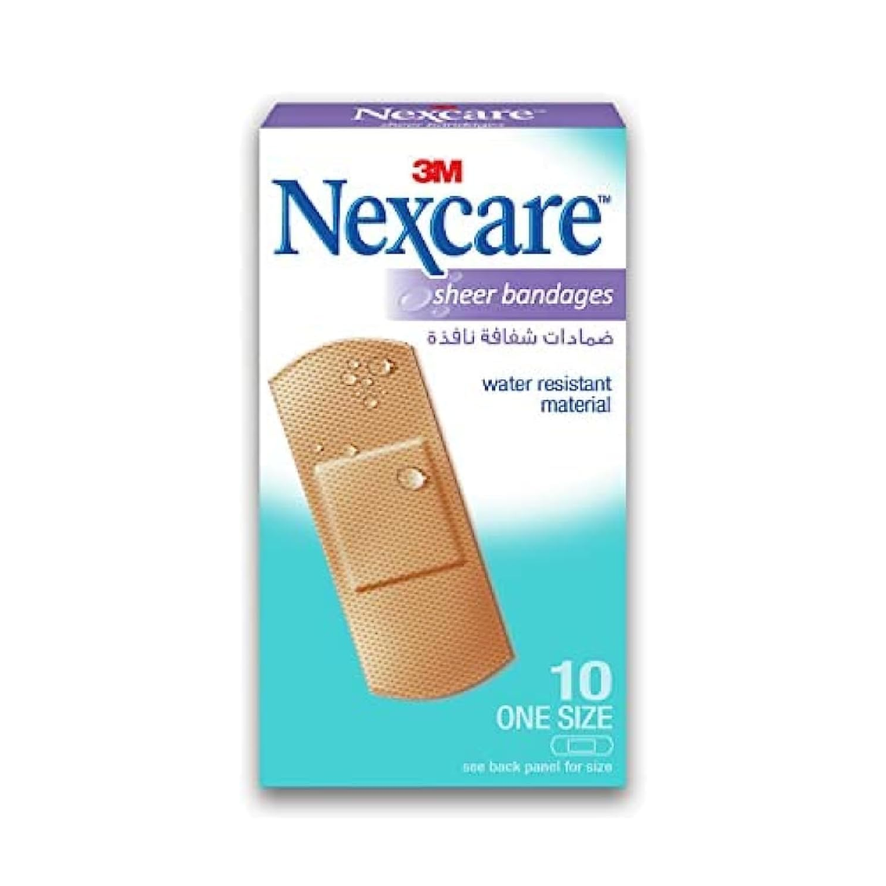 Nexcare Sheer Bandage 10`S 1Size