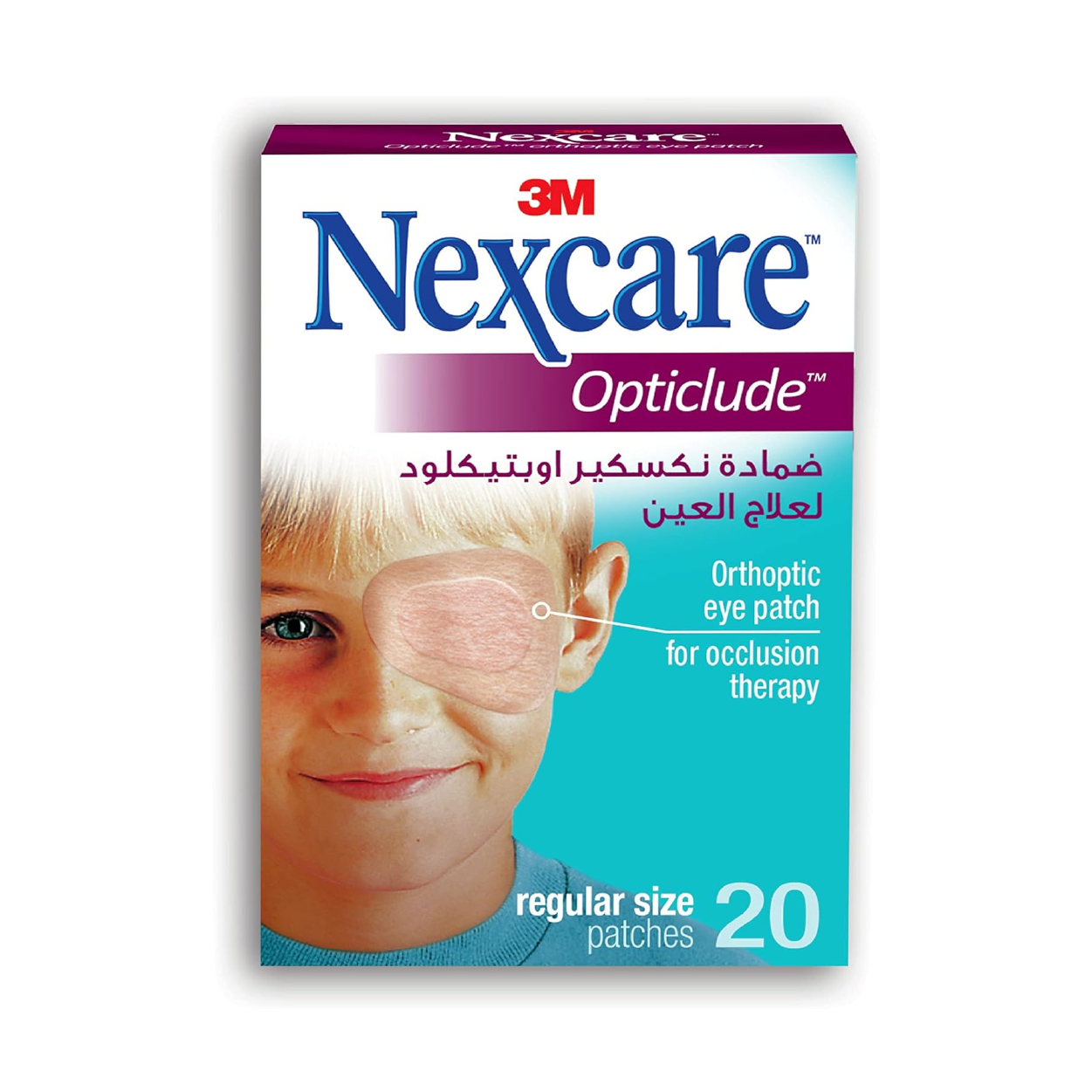 Nexcare Opticlude Regular Size Patches 20