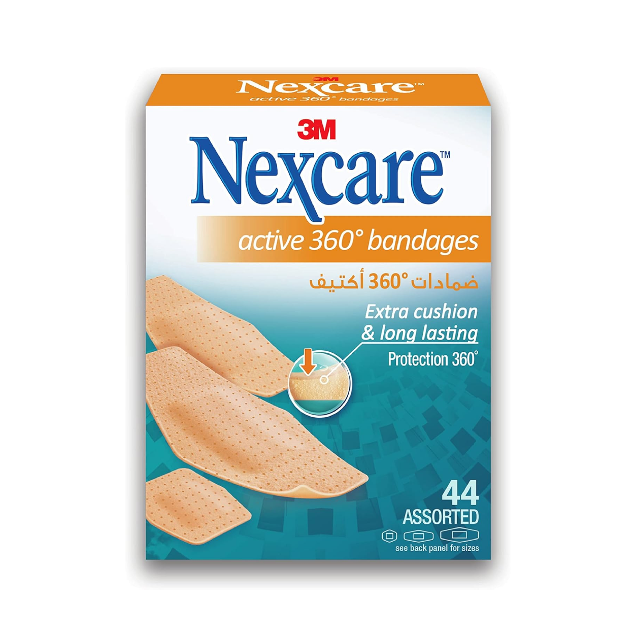 Nexcare Active 360- 44'S Asrtd 52386
