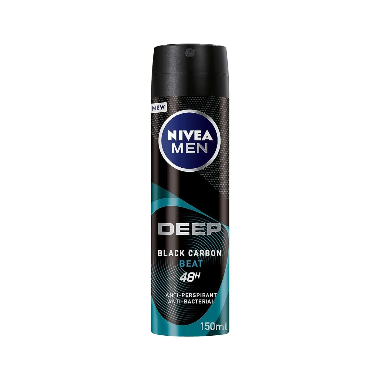 Nivea Men Deep Blk Crbn 48H Beat 150Ml