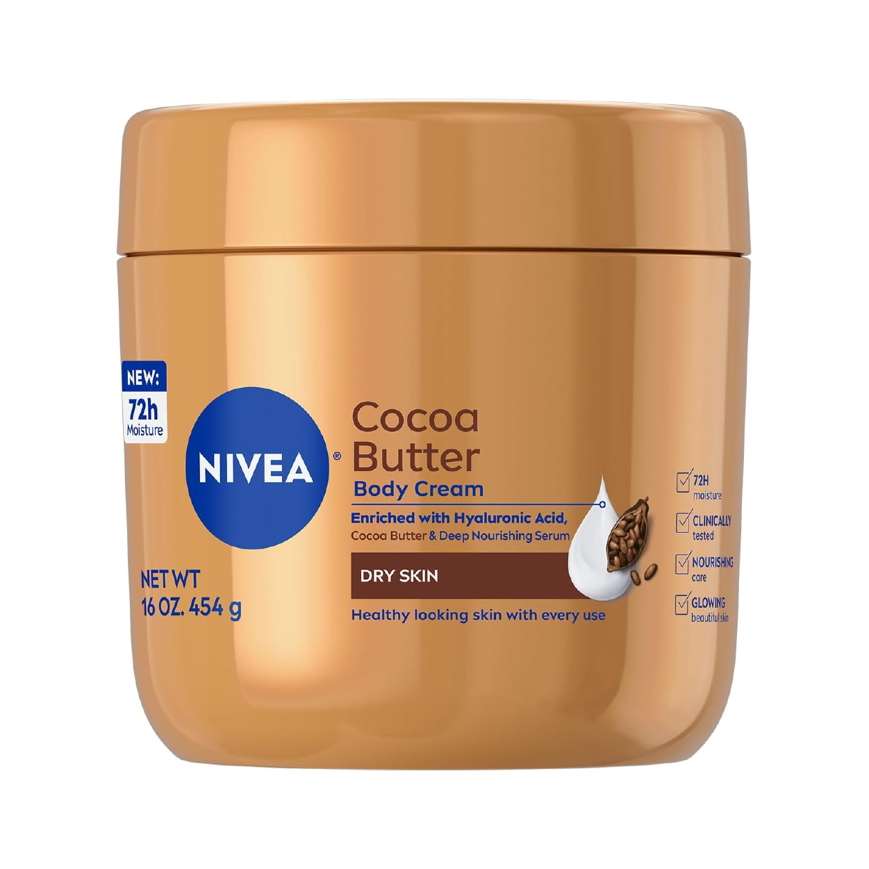 Nivea Cocoa Butter 48Hr Dry Skin Body Cream 439Gm