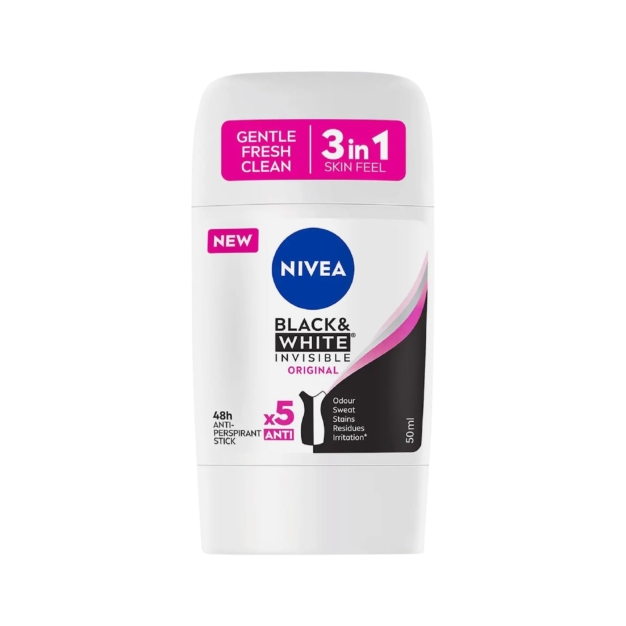 Nivea Blk & White Invisible 50Ml