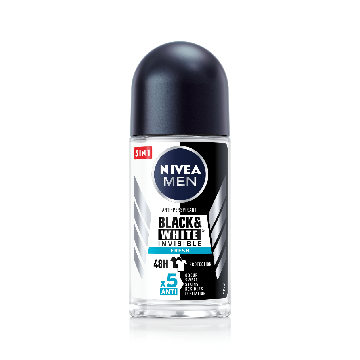 Nivea B&W Invisible Fresh Deo Roll 50Ml