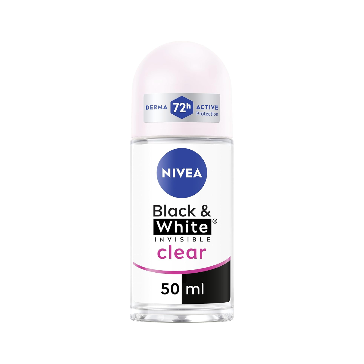 Nivea B&W Invisible (Clear)Deo Roll 50Ml