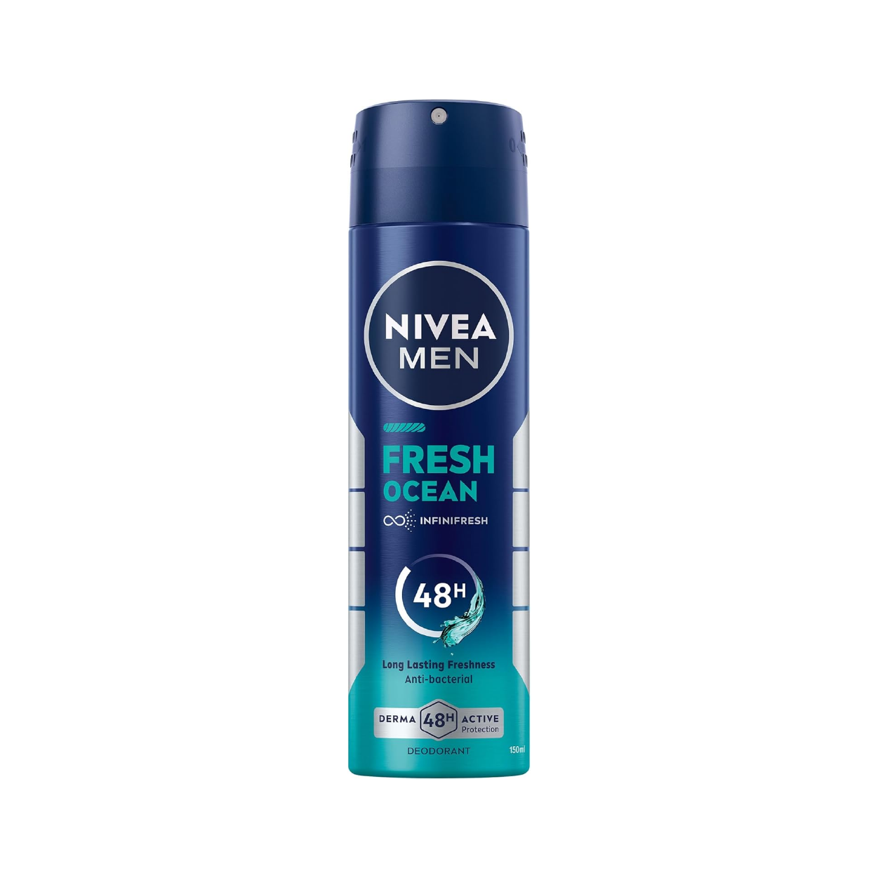 Nivea Men Fresh Ocean Deo 48H Spray 150Ml