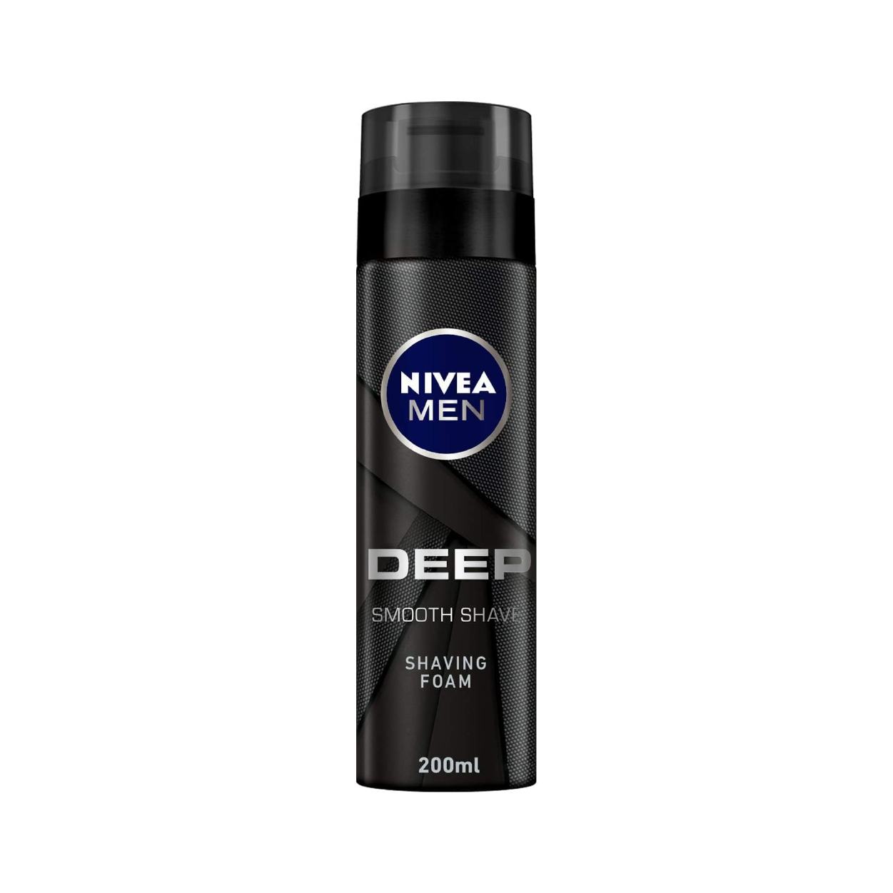 Nivea Men Deep Smooth Shaving Foam Blk Carbon 200Ml