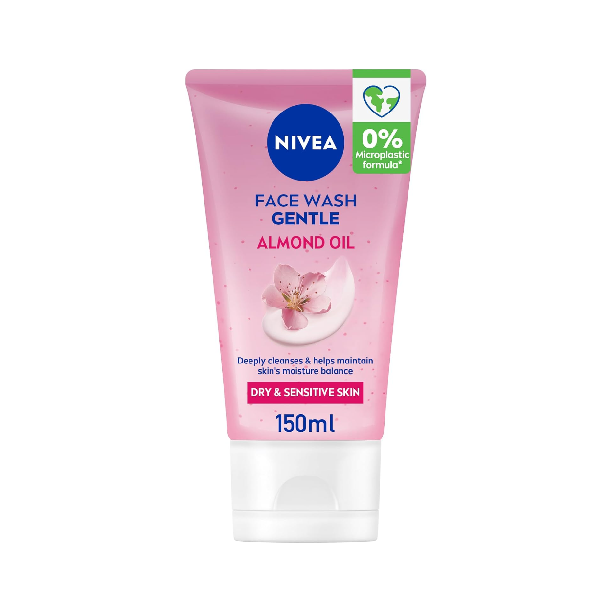 Nivea Gentle Face Wash Almond Oil 150Ml