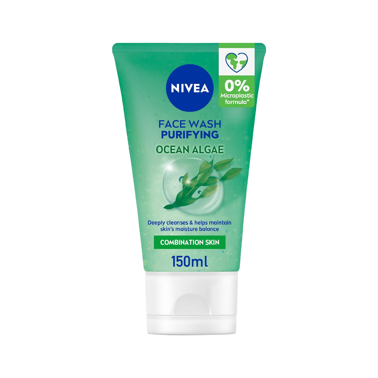 Nivea Face Wash Purifying Ocean Algae 150Ml