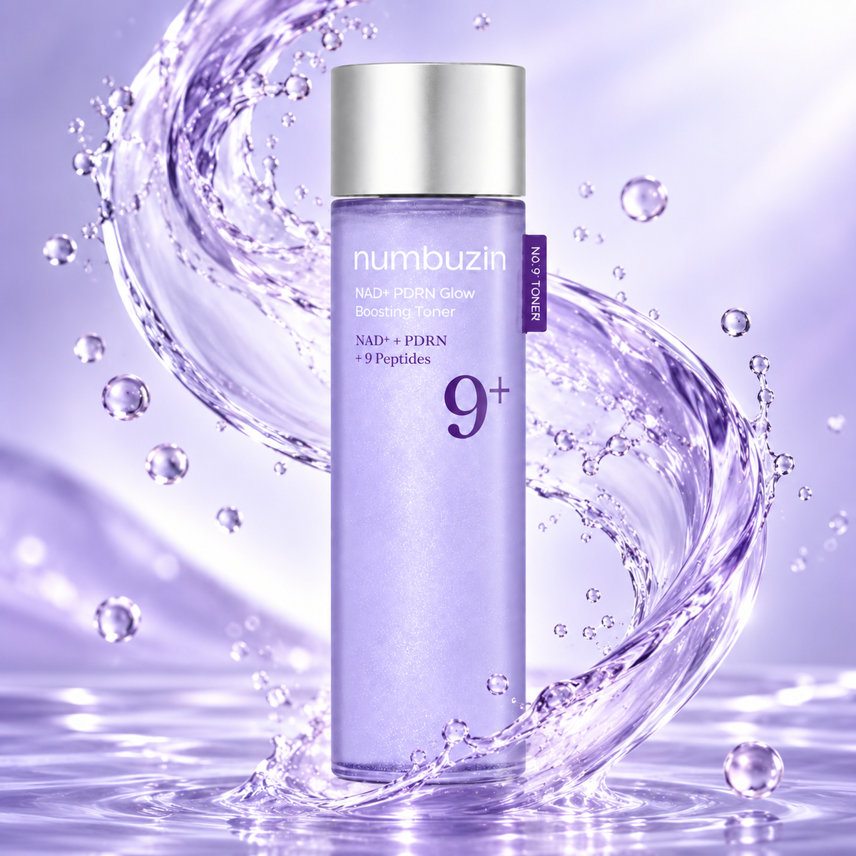 Numbuzin No.9 NAD+ PDRN Glow Boosting Toner 150ml facial toner for radiant, refreshed-looking skin