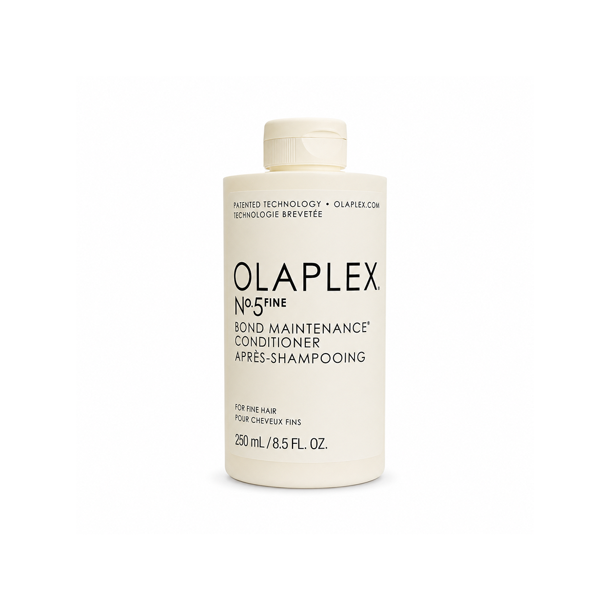 OLAPLEX No.5 FINE Bond Maintenance Conditioner 250ml for fine hair, helps strengthen damaged strands and improve softness