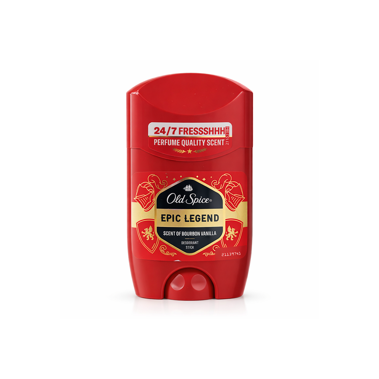 Old Spice Epic Legend Deodorant Stick 50ml for men with bourbon vanilla scent providing long lasting odour protection