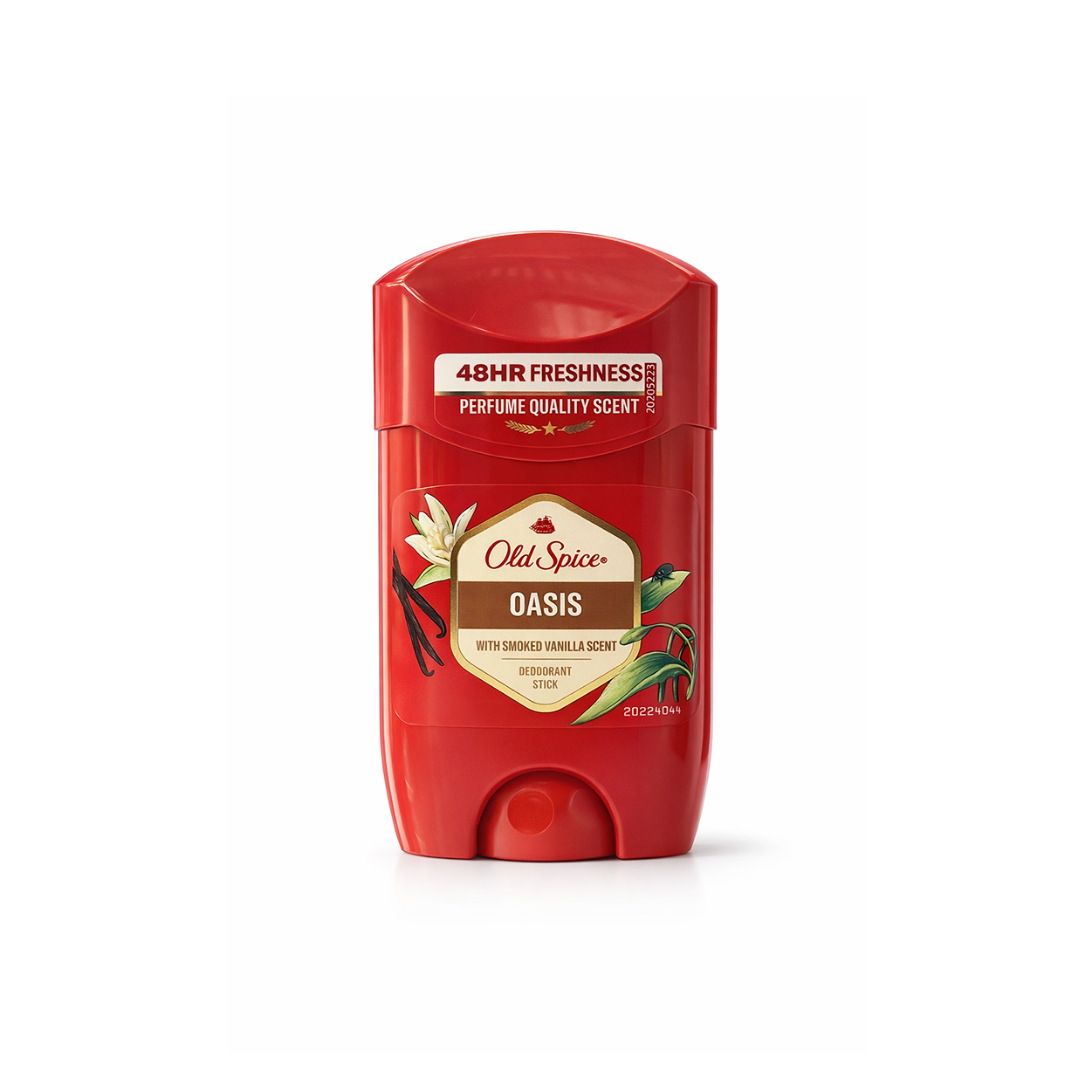 Old Spice Oasis deodorant stick 50ml with smoked vanilla scent, men’s deodorant for 48-hour odor protection and freshness