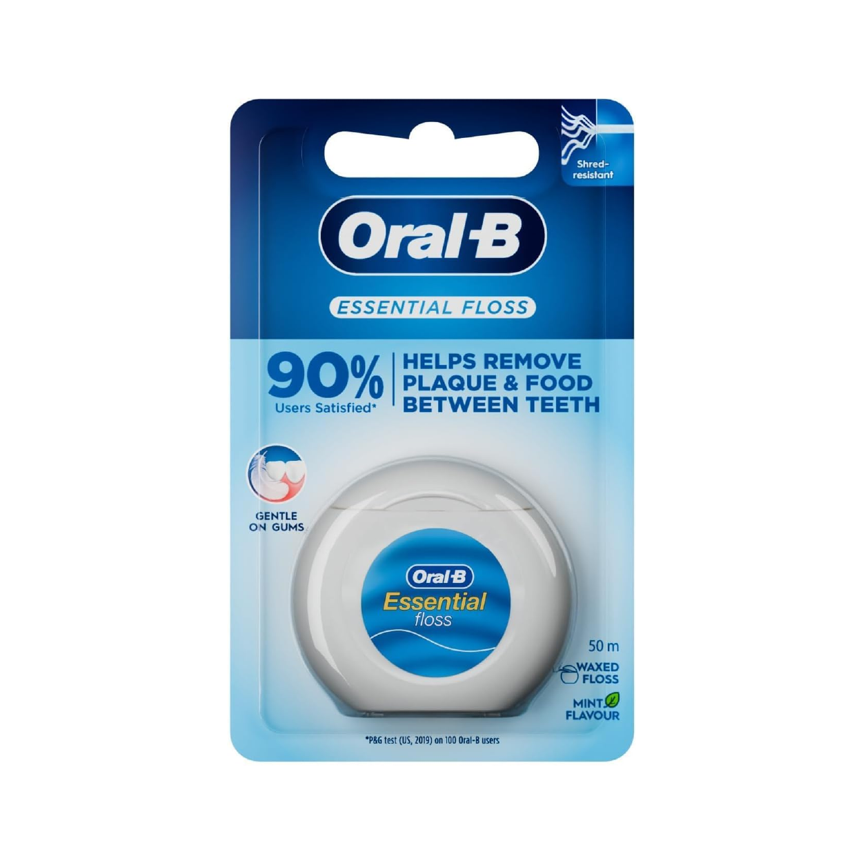 Oral-B Essential Floss Waxed , 50M Mint