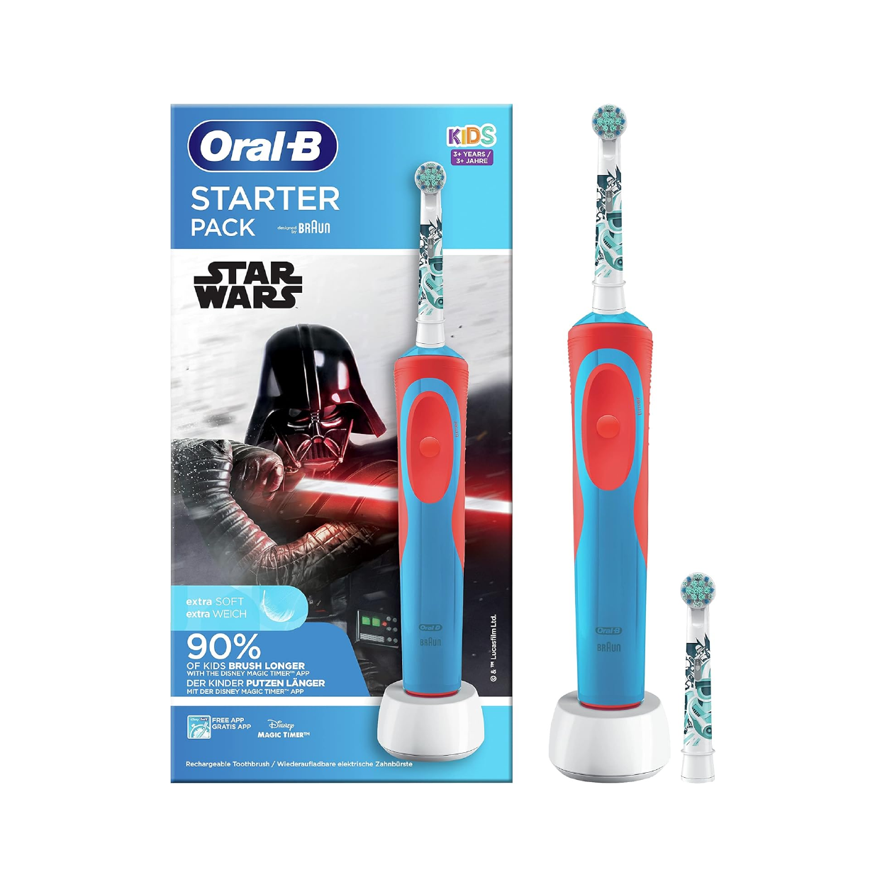 Oral-B Starter Pack Age 3+ Starwars T/B Electric