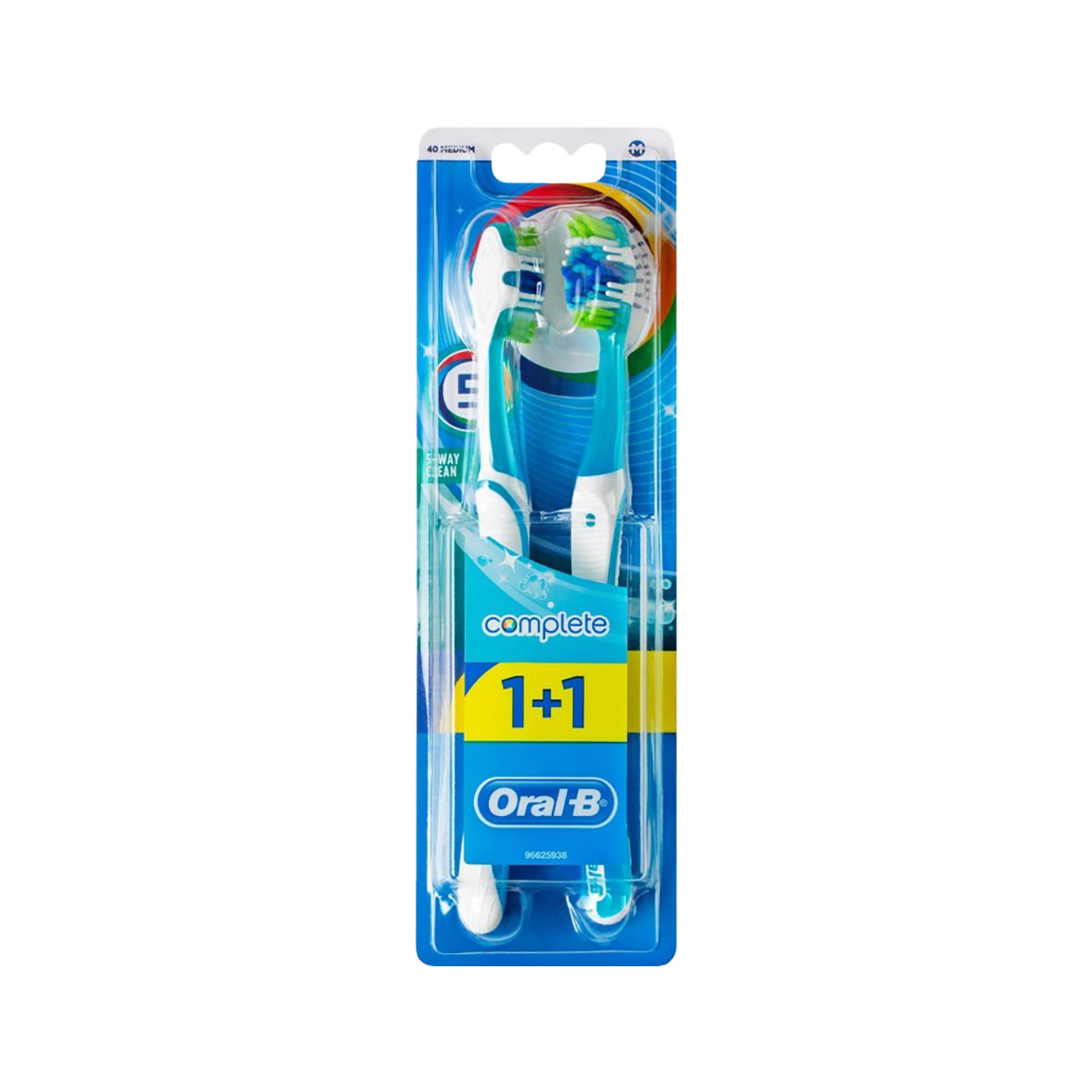 Oral-B 5Way Cln Comp Med 40 T/B 1+1