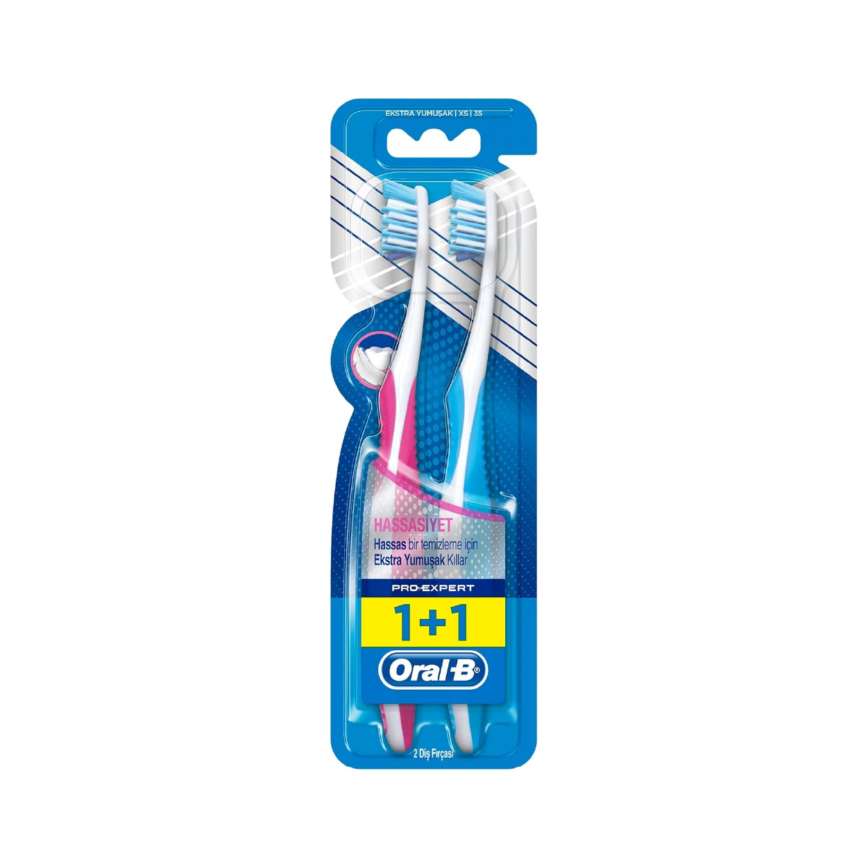 Oral Criss-Cross Gentle Care Sensitive Xtra Soft T/B 1+1