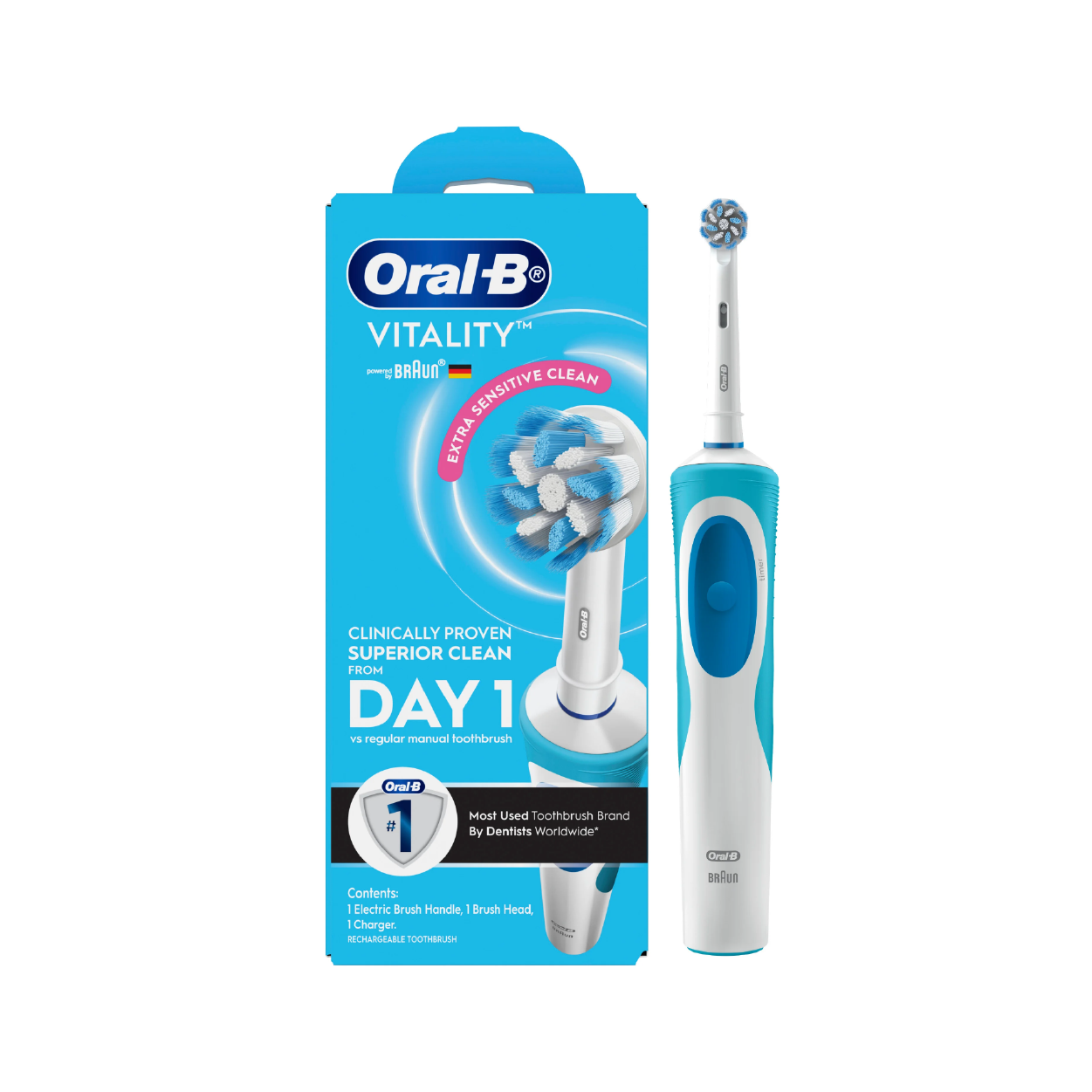 Oral-B Vitality Sensitive Clean Electric T/B 6676