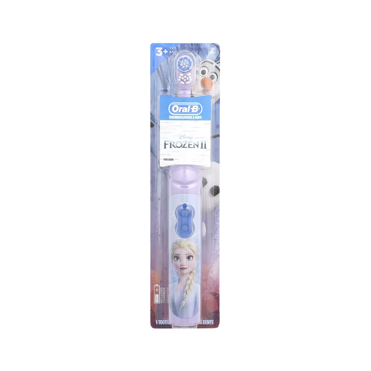 Oral-B Kids 3+ T/B Soft Frozen Ii Battery