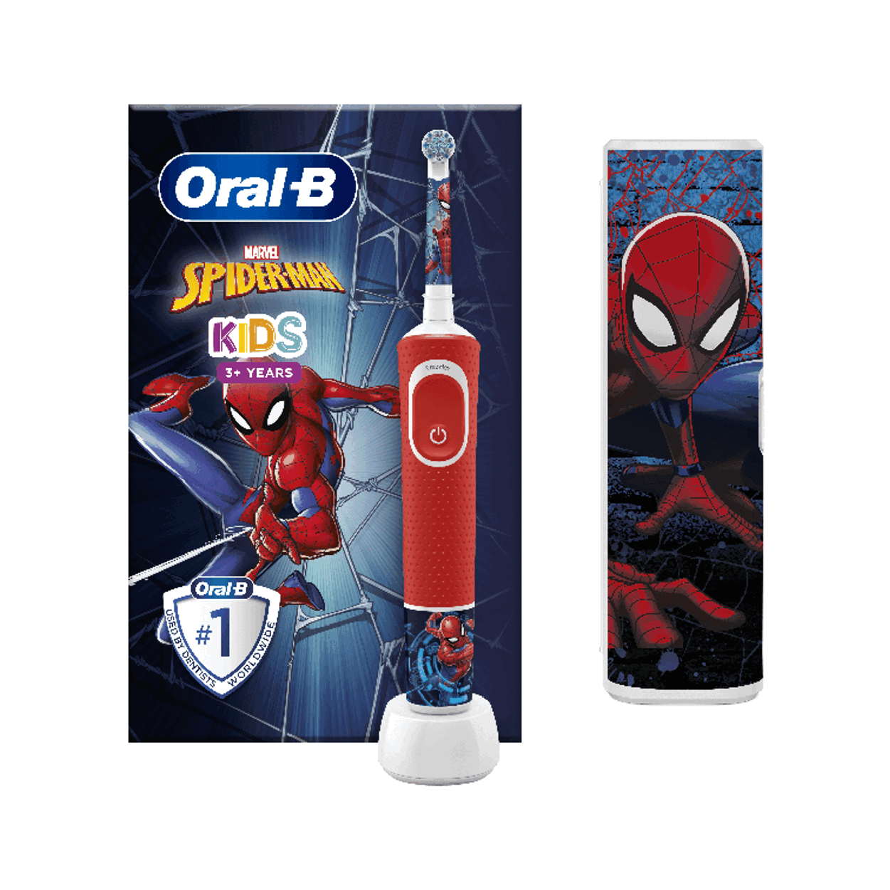 Oral-B Kids 3+ Spiderman Xtra Soft Brush Longer Set