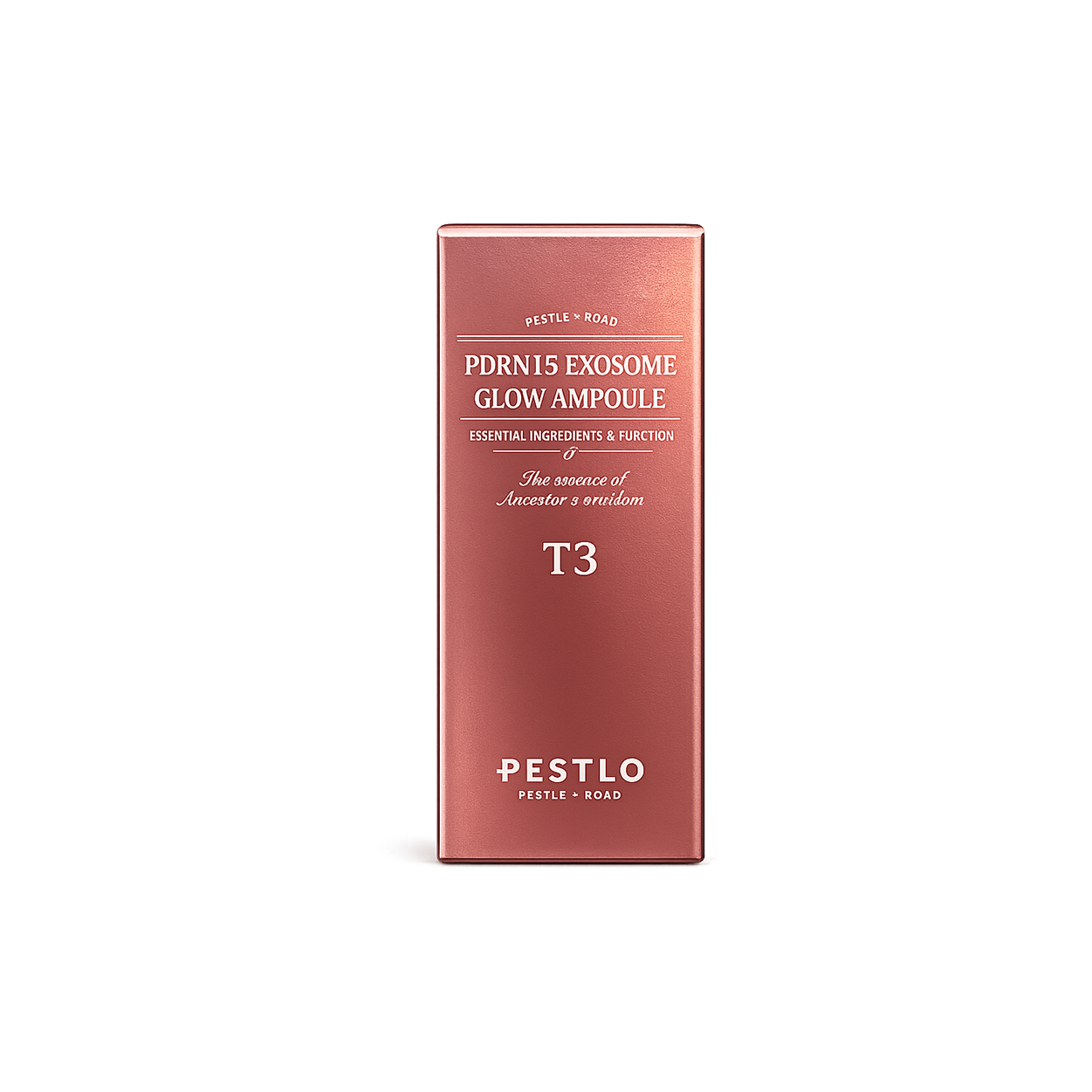 PESTLO PDRN15 Exosome Glow Ampoule T3 facial ampoule 30ml designed to improve skin elasticity, hydration and natural glow.