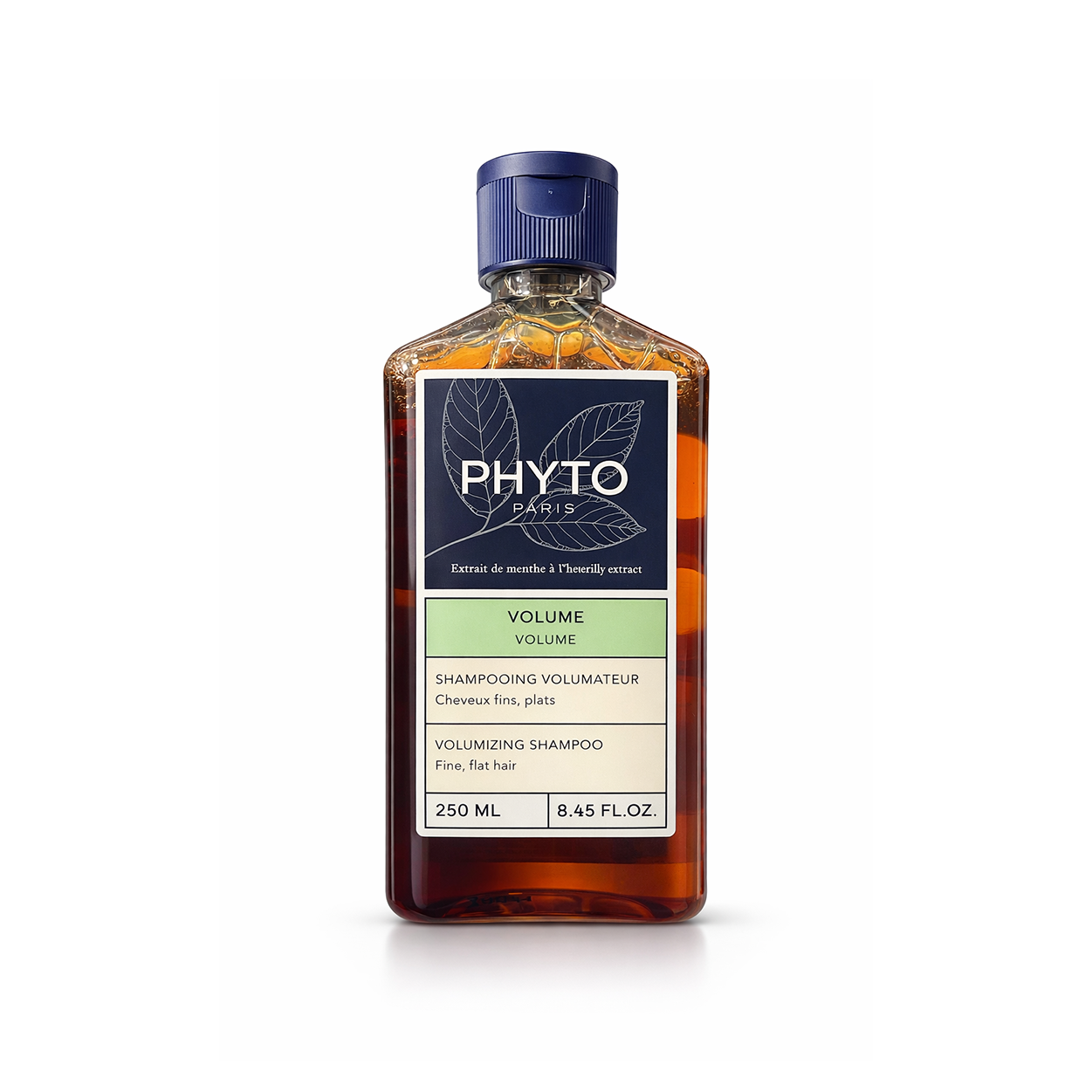 PHYTO Paris Volumizing Shampoo 250ml for fine flat hair, lightweight formula that adds volume and shine